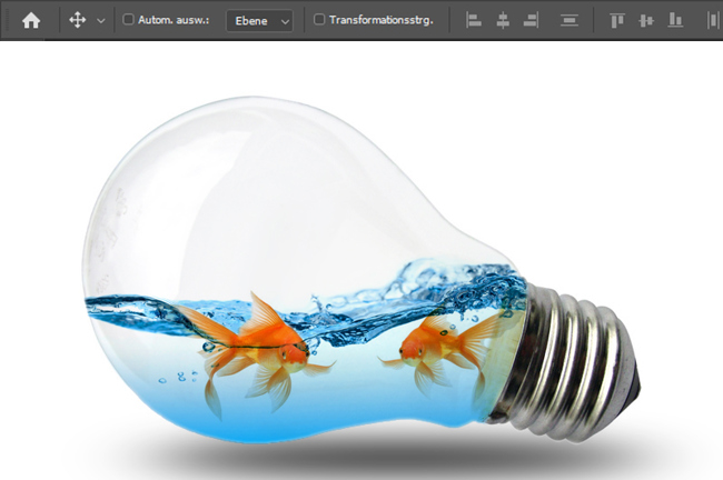 Bildbearbeitung in Photoshop.